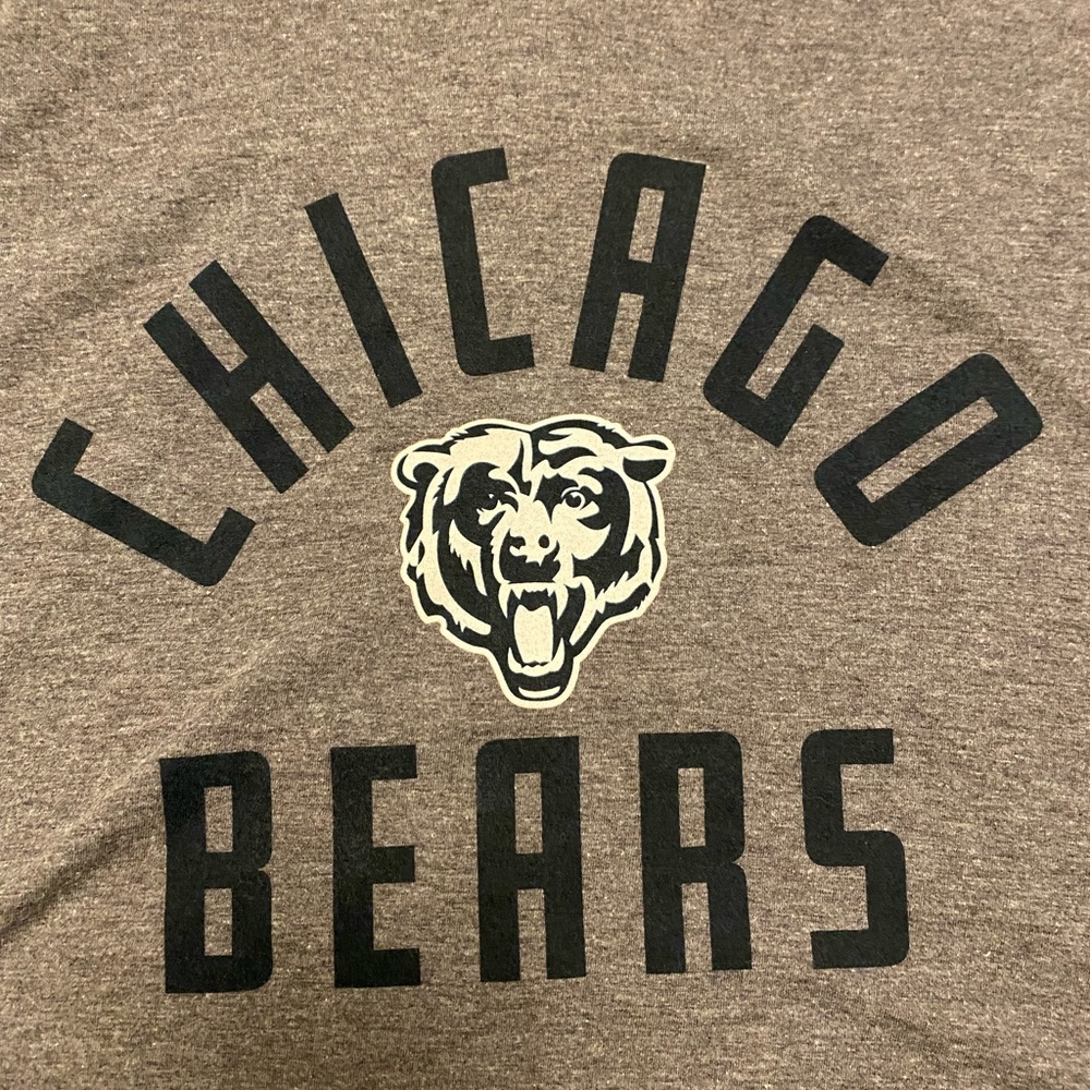 Chicago Bears Thin Grey Hoodie Large NWT new with tags